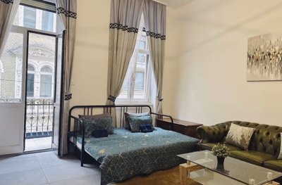 Budapest Andrassy opera House near new renovated apartment